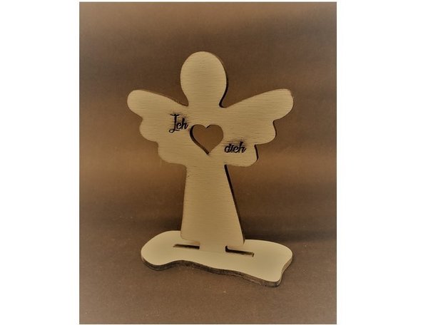 Engelaufsteller "Ich liebe dich", 10cm, für Valentinstag als Geschenk