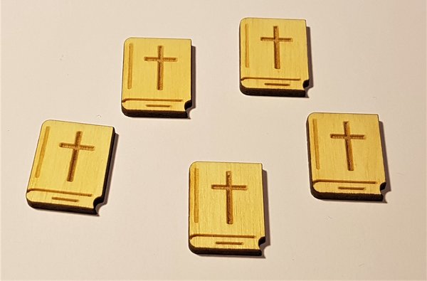 Tischdeko, Streuartikel, 10 Stück, christliche Symbole