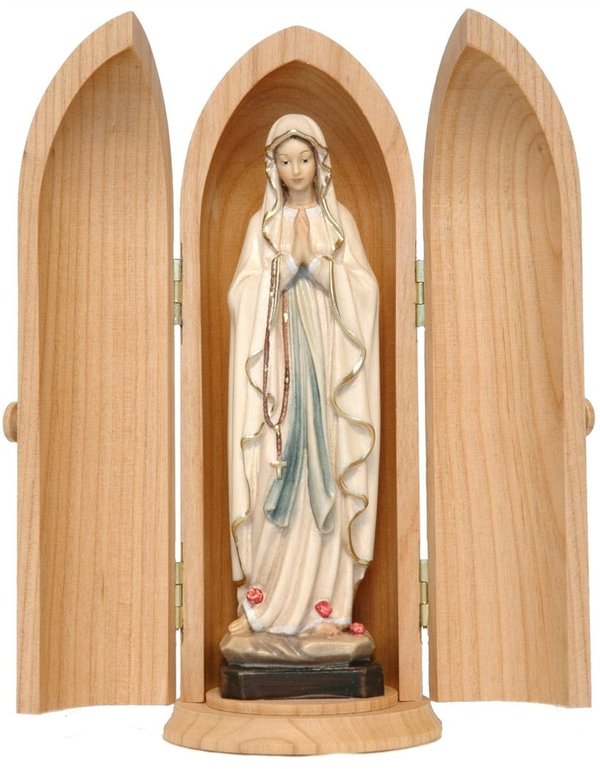 Lourdes Madonna in Nische (10)14cm