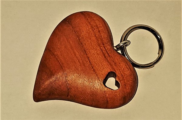 Schlüsselanhänger "Herz", Liebe, Valentinstag, Glücksbringer, 5,5cm