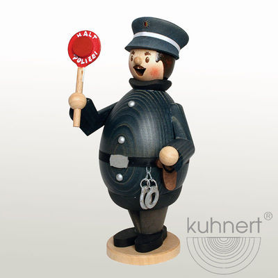 Polizist Max, Räuchermann, Rauchmann, Erzgebirge, Seiffen, Kuhnert
