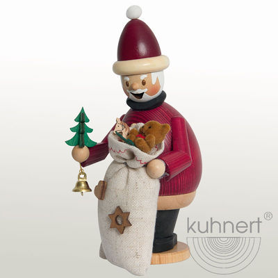 Weihnachtsmann Max, Räuchermann, Rauchmann, Erzgebirge, Seiffen, Kuhnert