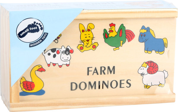 Domino Farm, Kinderspielzeug, Kinderzimmer, Holz, lernen