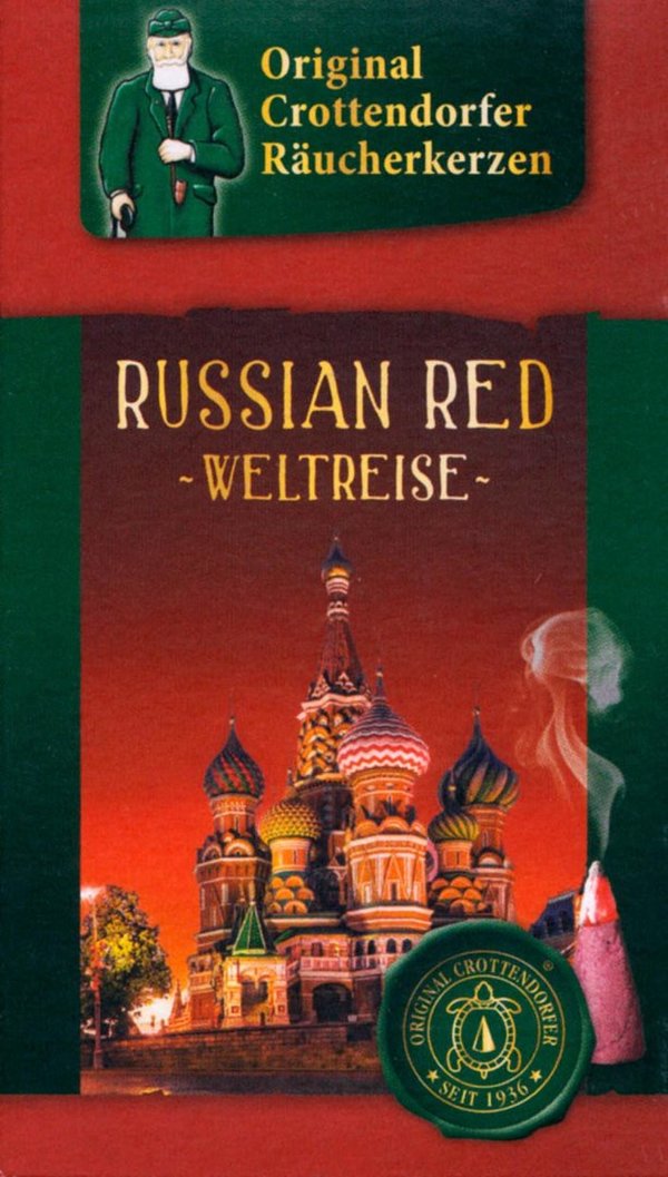 Crottendorfer Räucherkerzen Weltreise Russian Red
