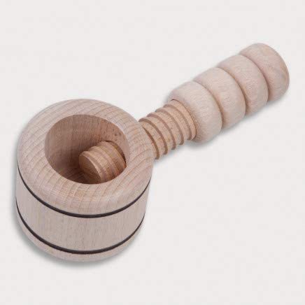 Nussknacker, mit Schraubgewinde aus Holz 12,5 cm