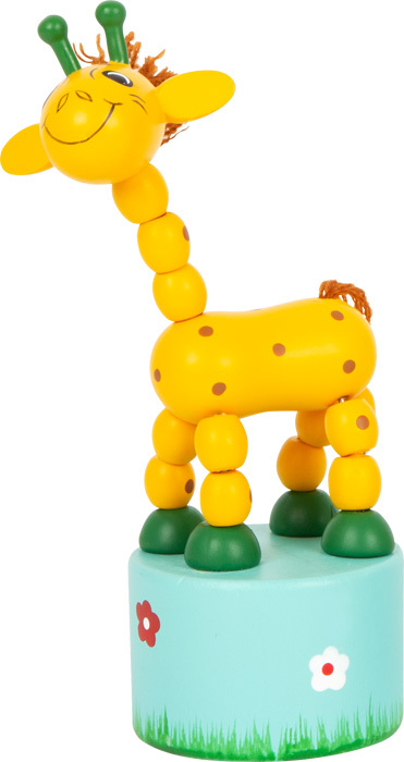 Drückfigur Giraffe, aus Serie Afrika, 11cm, Kinderspielzeug, Sammlerfigur