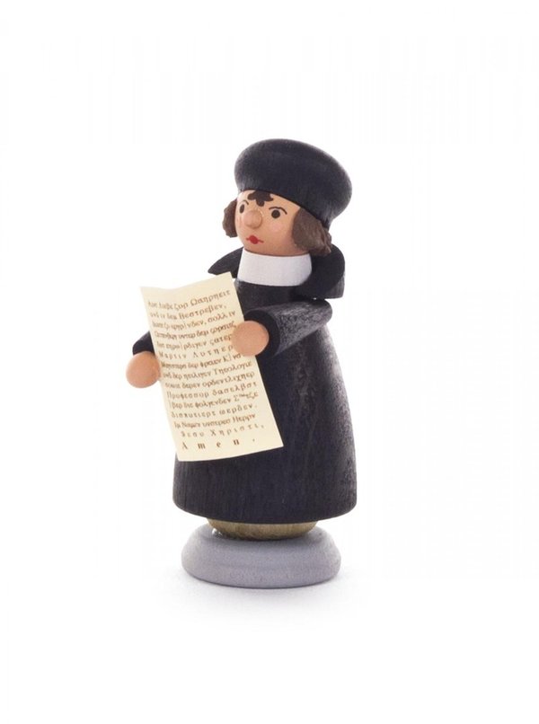 Martin Luther, Miniatur, Figur, Sammelfigur, Holz, 6cm