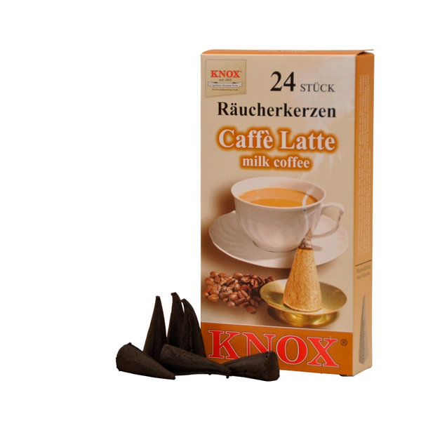 KNOX Räucherkerzen "Caffè Latte", 24 Stück