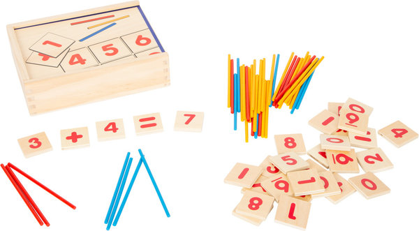 Lernspiel Grundschul-Mathematik, Lernen einfach gemacht, aus Holz